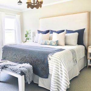 simple and easy diy upholstered headboard