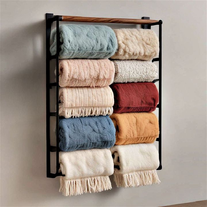 simple blanket rack