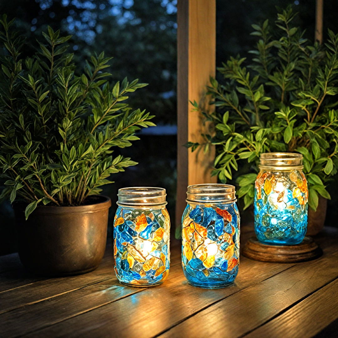 simple yet charming mason jar lantern