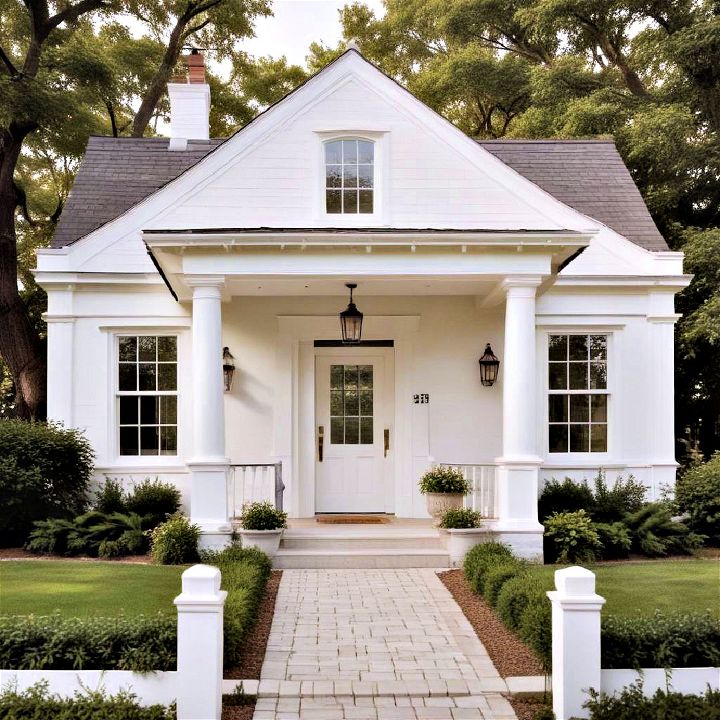 simply neutral white for any exterior