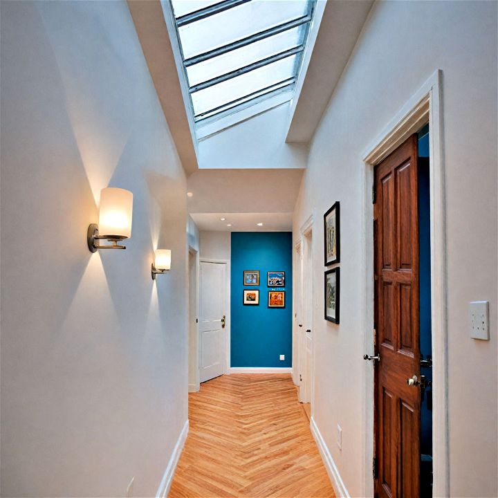 skylight for narrow hallway