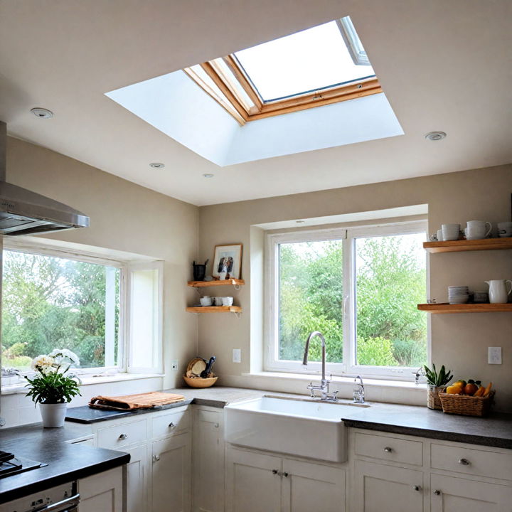 skylight windows for compact kitchens