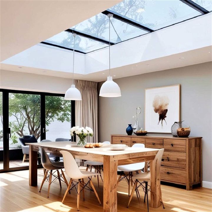 skylight with lamp combinations