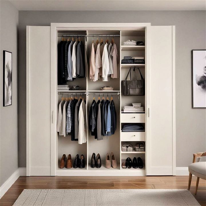 sleek hidden closets