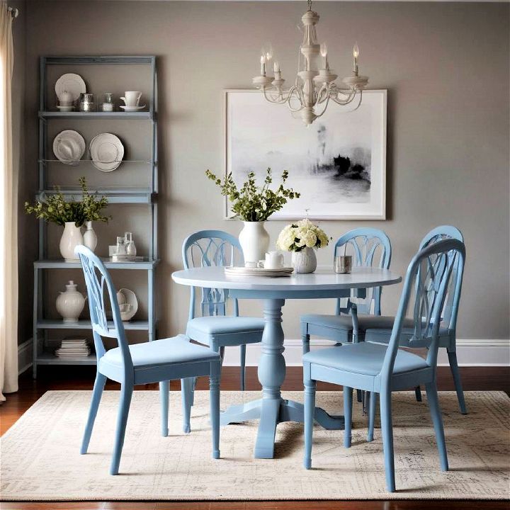 sleek monochromatic dining chair