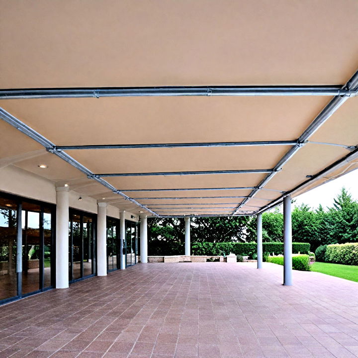 sleek stretch patio ceiling