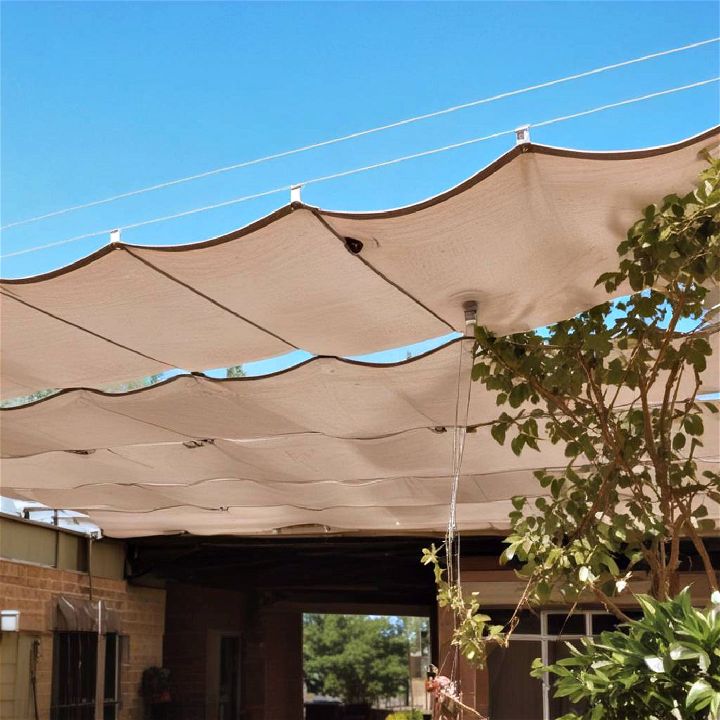slide on wire hung canopy