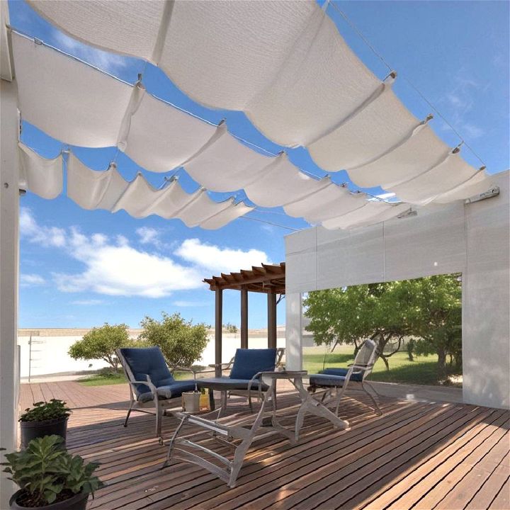 slide wire awning