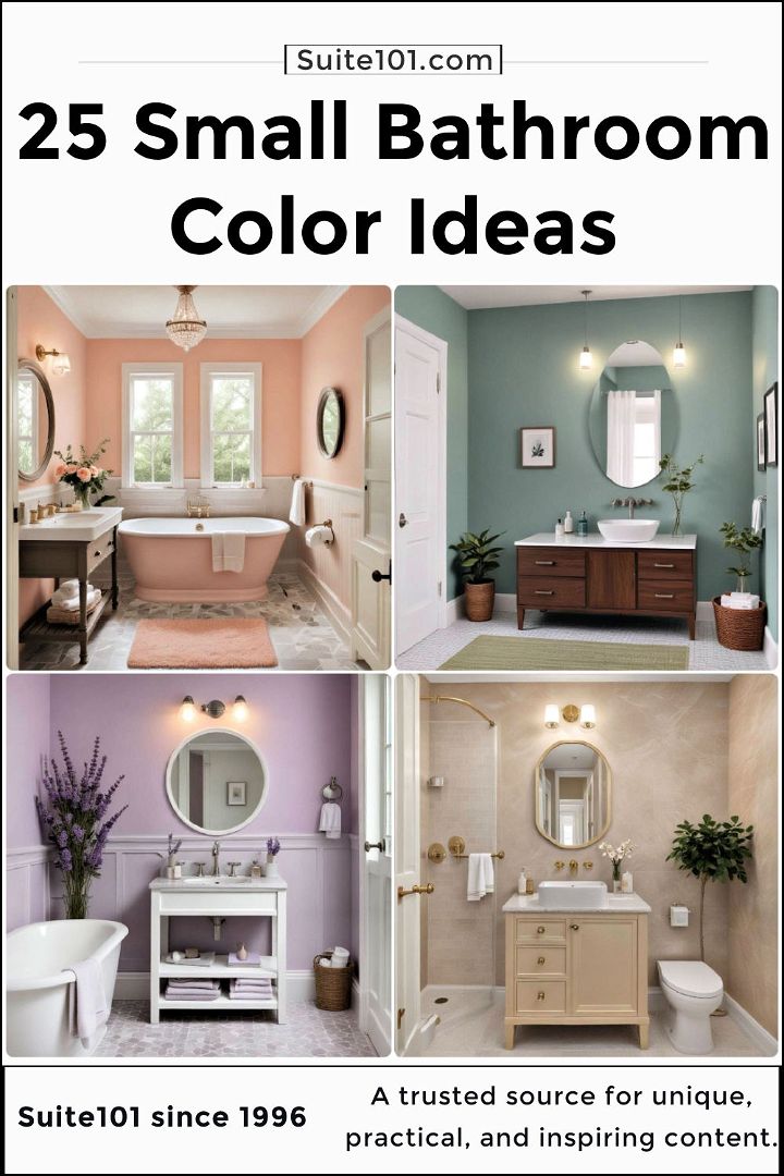 small bathroom color ideas to copy
