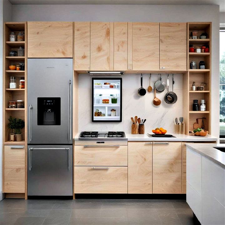 smart kitchenette with functionality