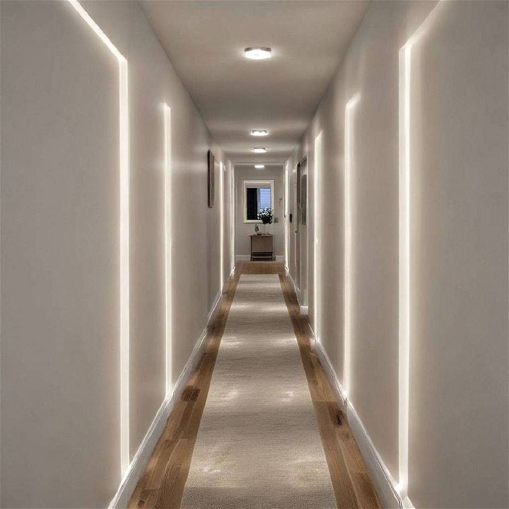 smart lighting for narrow hallway