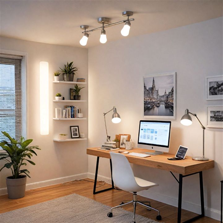 smart lighting system for home office