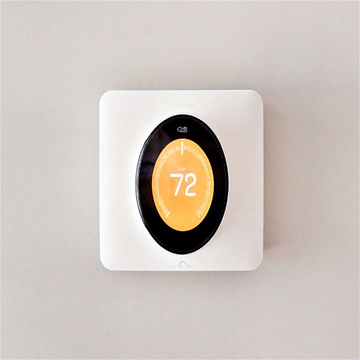 smart thermostat to control temperature
