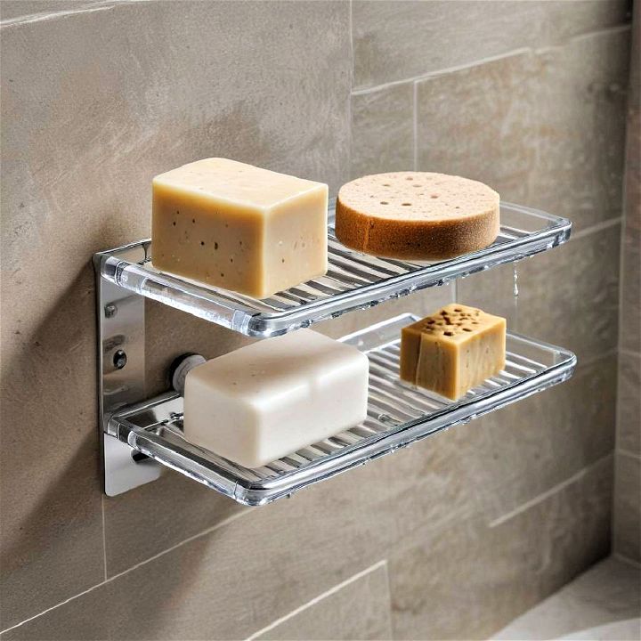 soap dishes with drainage