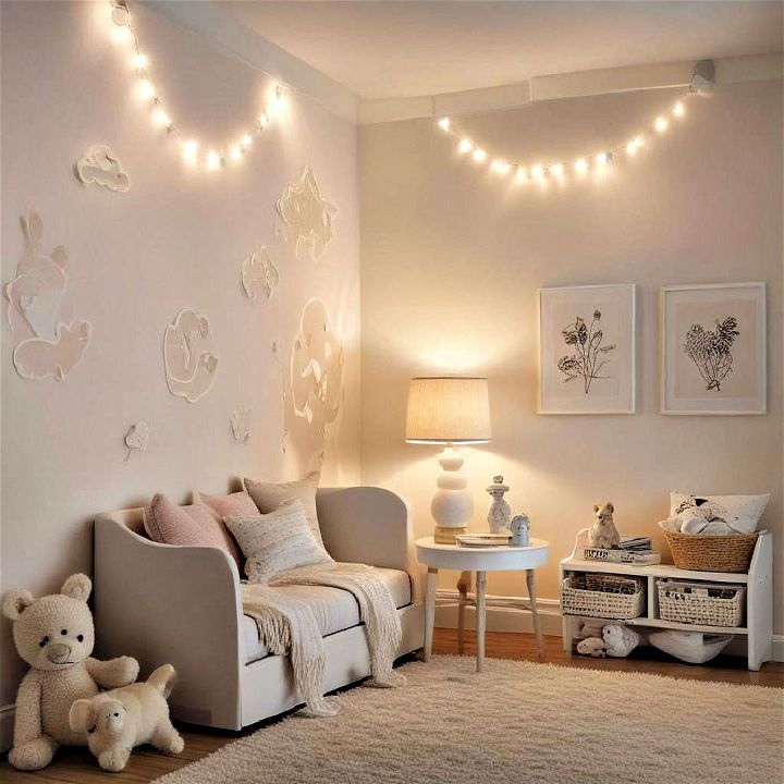 soft lighting for toddler room