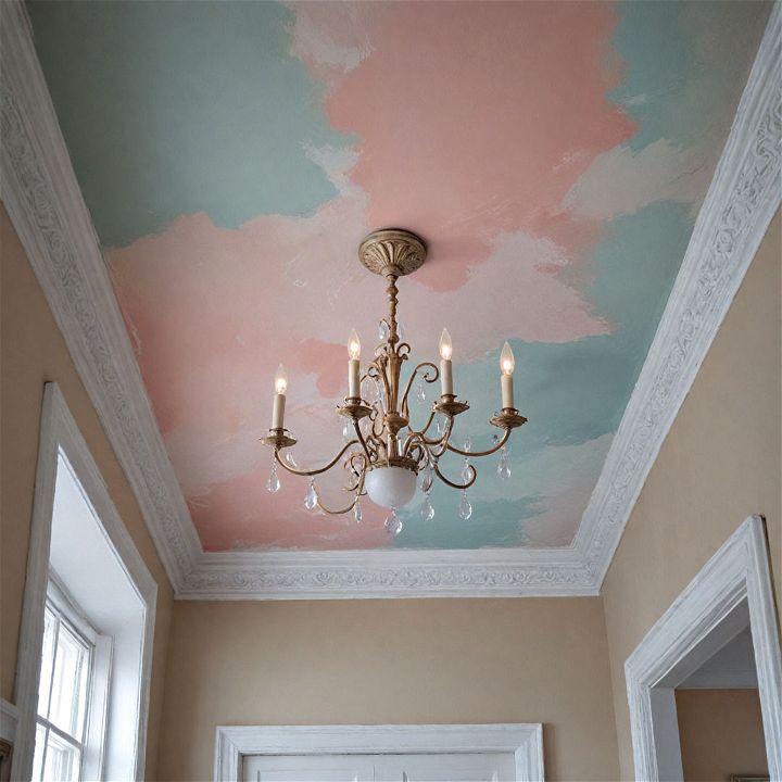 soft pastels ceiling paint