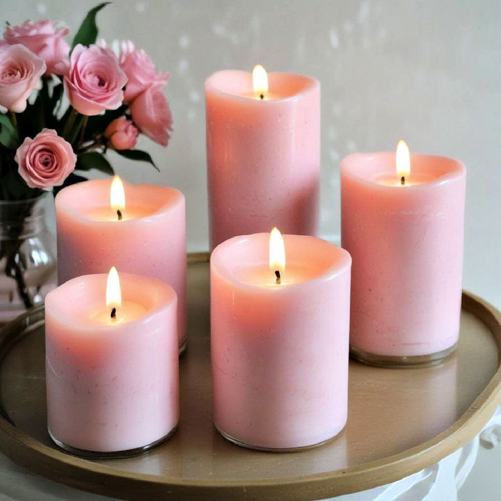 soothing pink candle