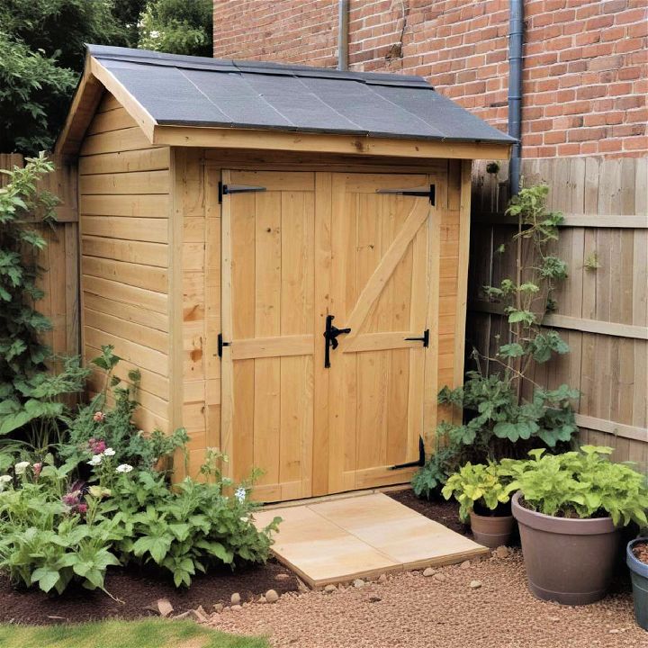 space saving lean to shed