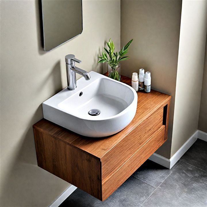 space saving sink for small bathroom