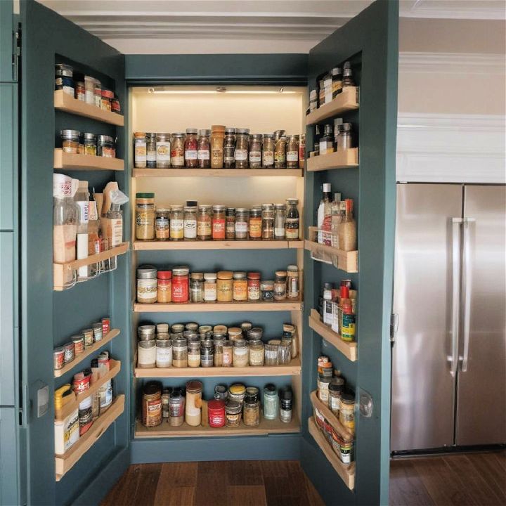 spice rack for walk in pantry