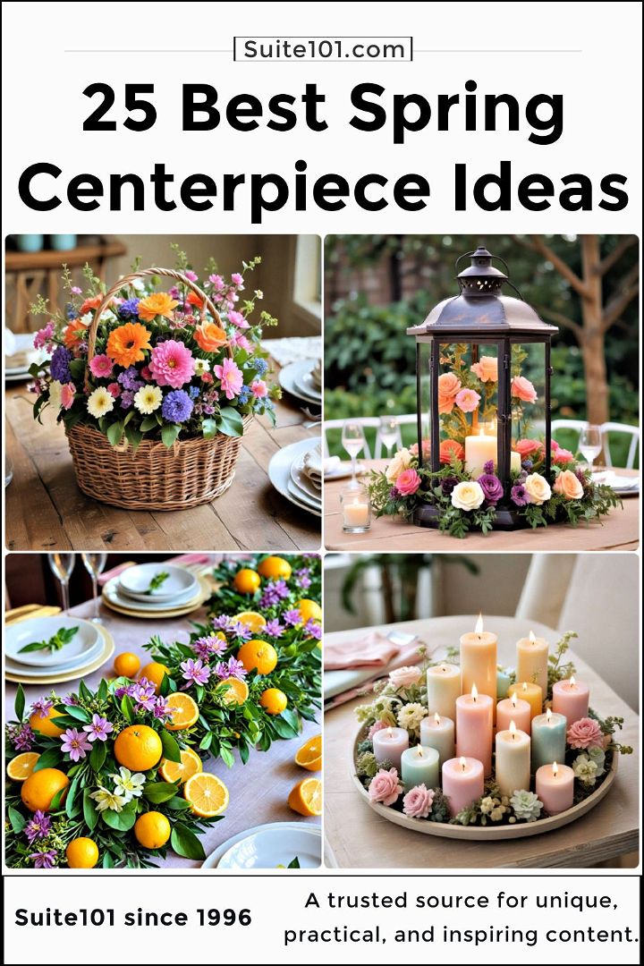 spring centerpiece ideas to copy