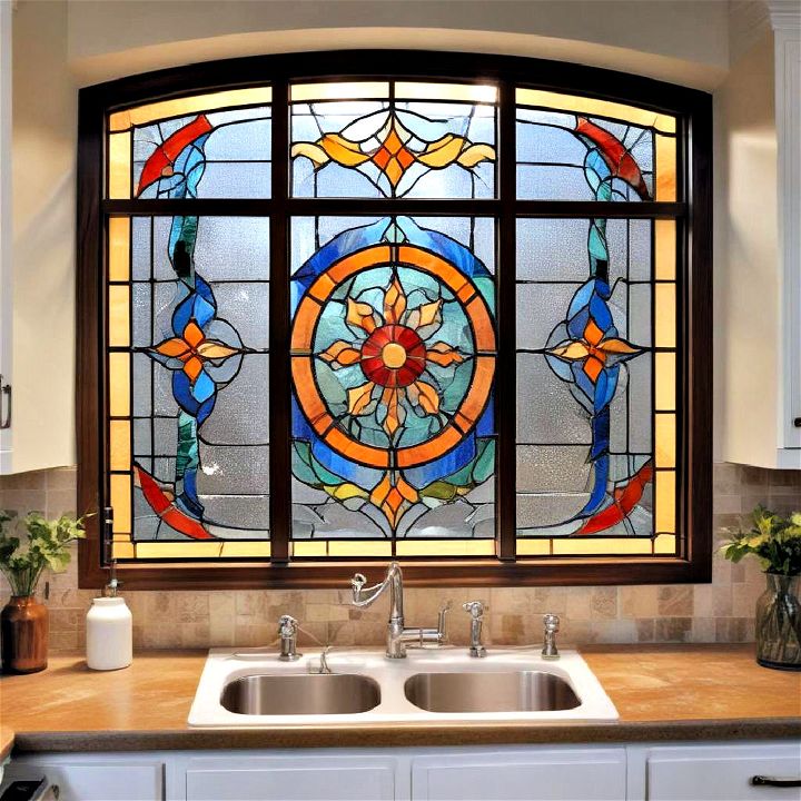 stained glass for artistic touch