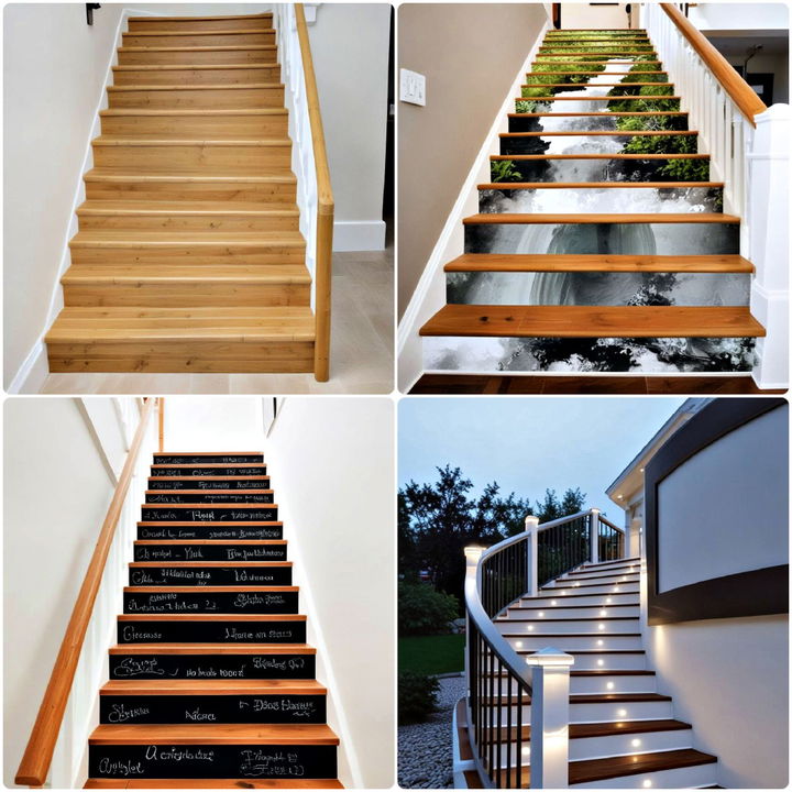 stair riser ideas