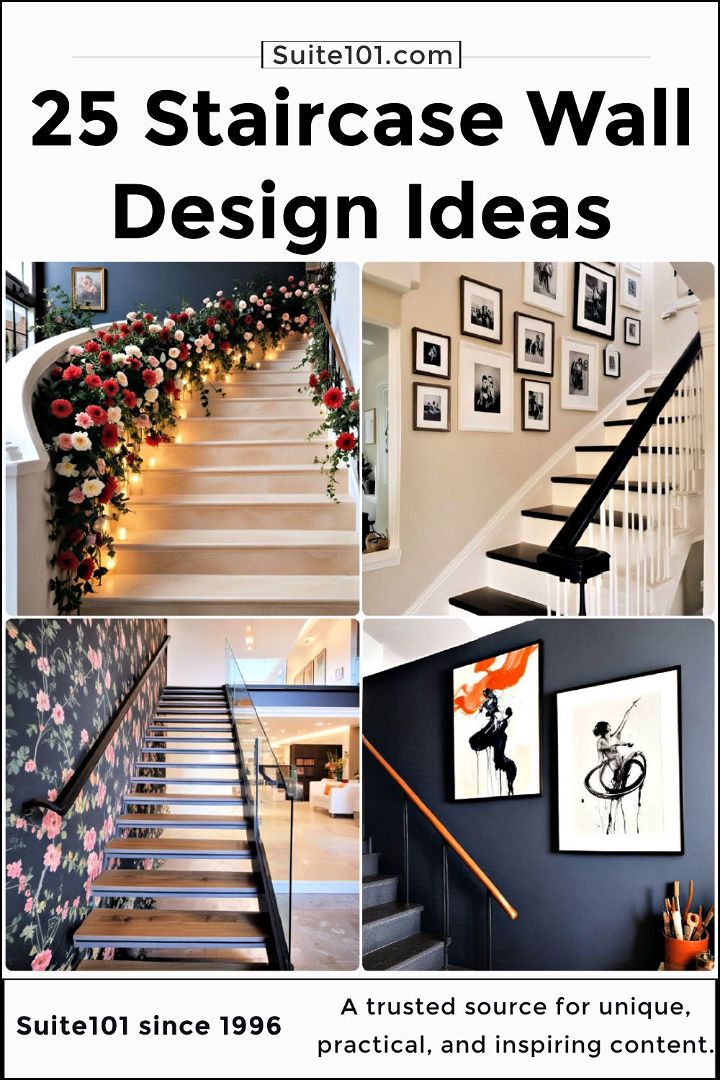 staircase wall ideas to copy