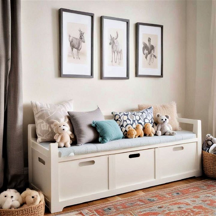 storage bench for hiding toys