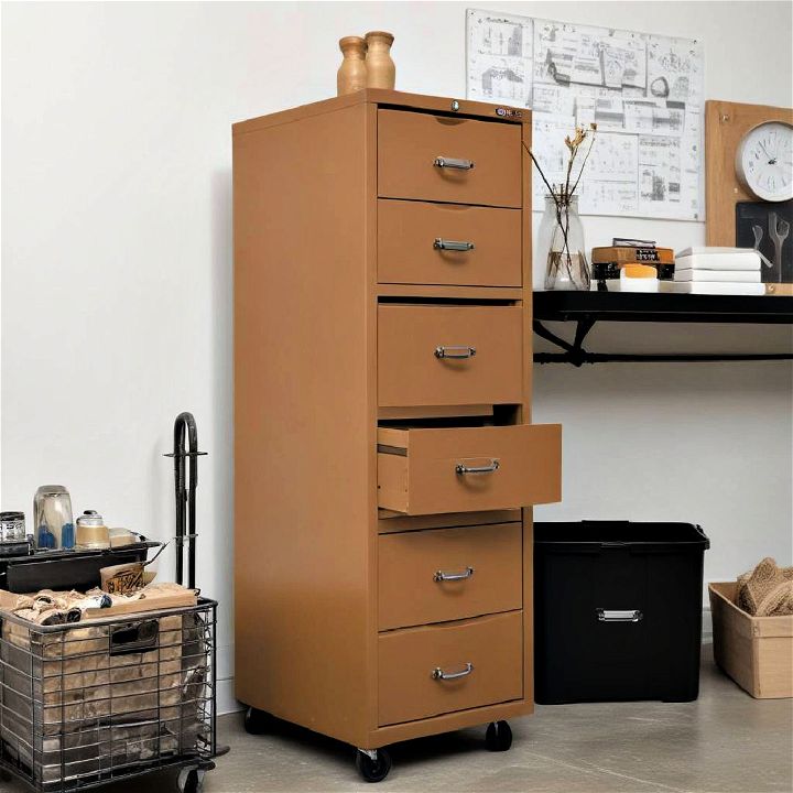 storage cabinets with rolling drawers