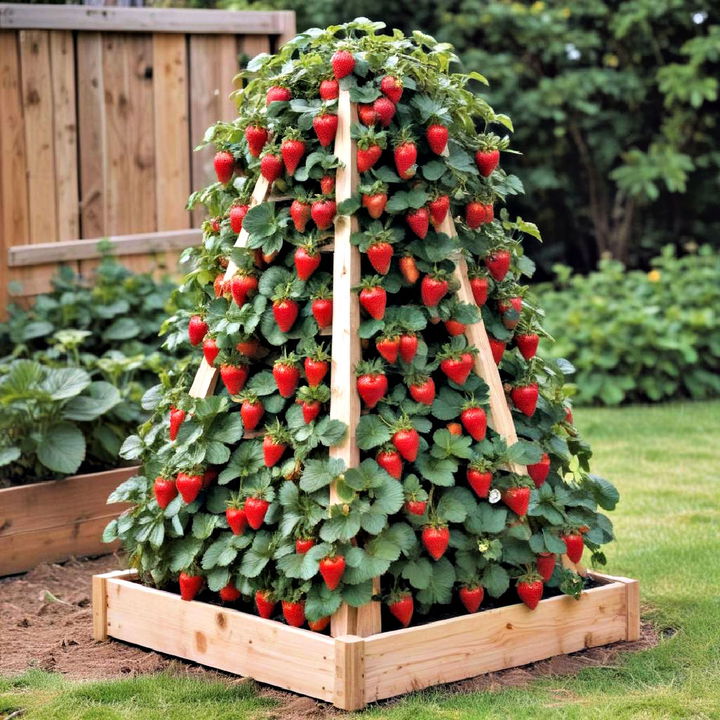 strawberry pyramid planter design