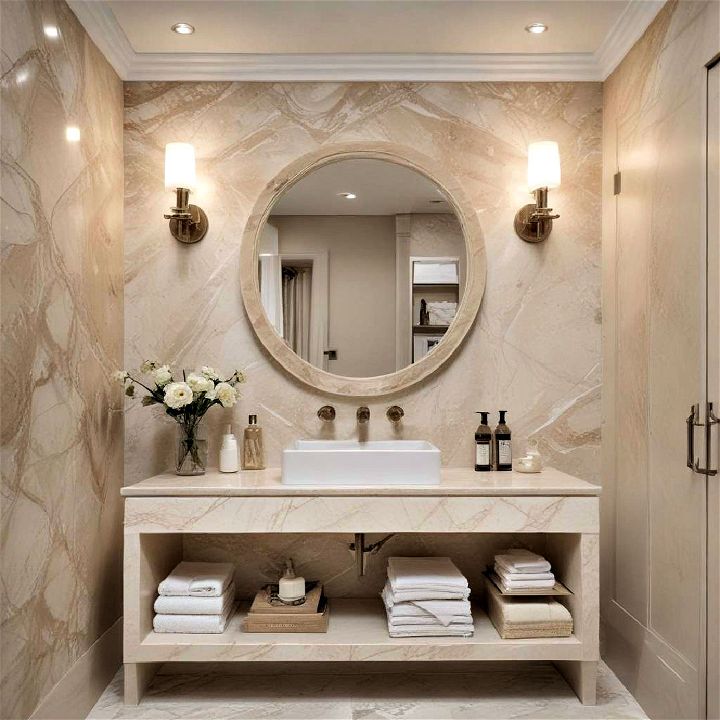 stunning beige marble