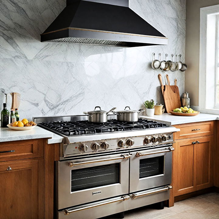 stunning designer range cooktop