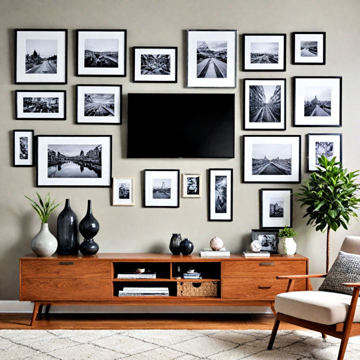 stunning gallery wall