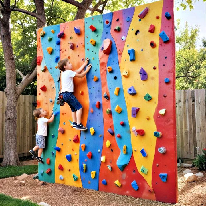 sturdy climbing wall for kids
