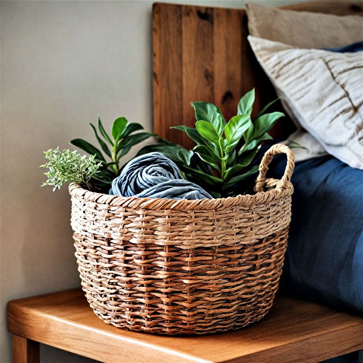stylish and decorative woven basket