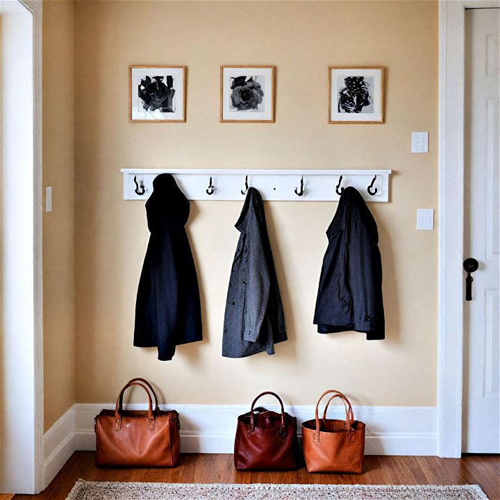 stylish hooks for coats hats or bags