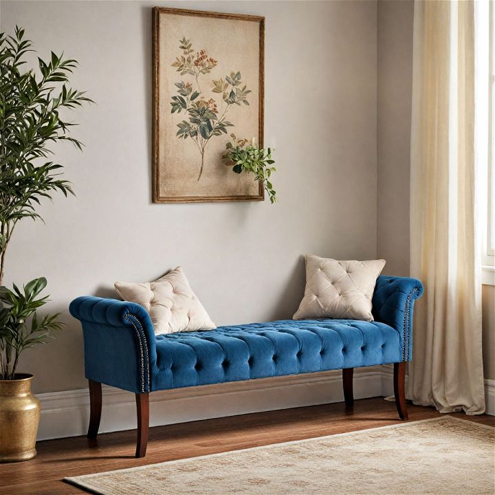 stylish tufted entryway bench