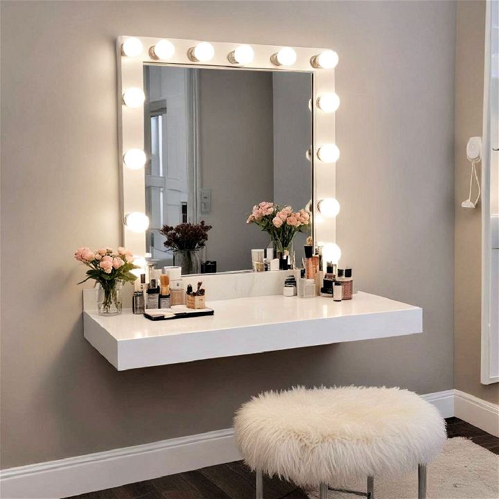 stylish wall mounted vanity