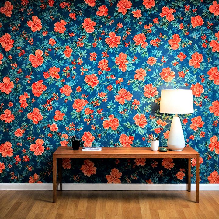 stylish wallpaper accent wall