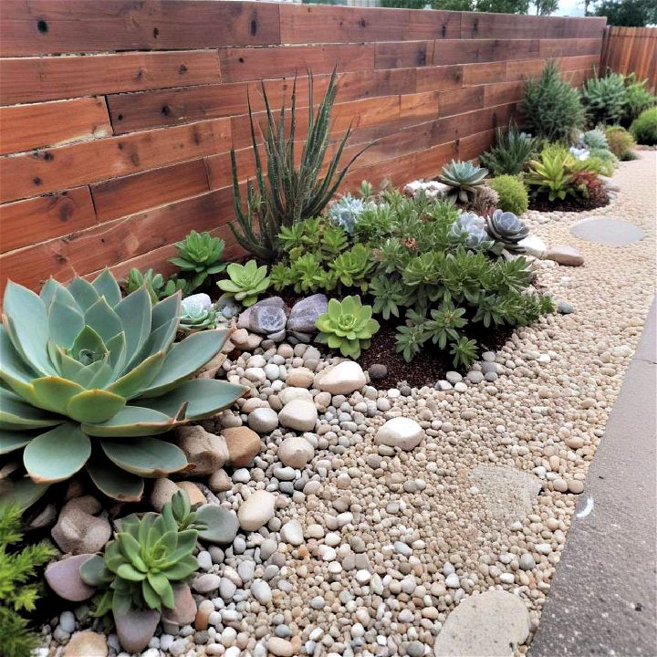 succulent gravel garden