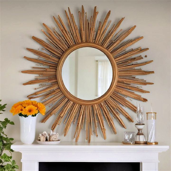 sunburst mirror design