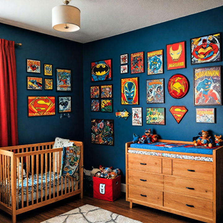 superhero hideout themed nursery