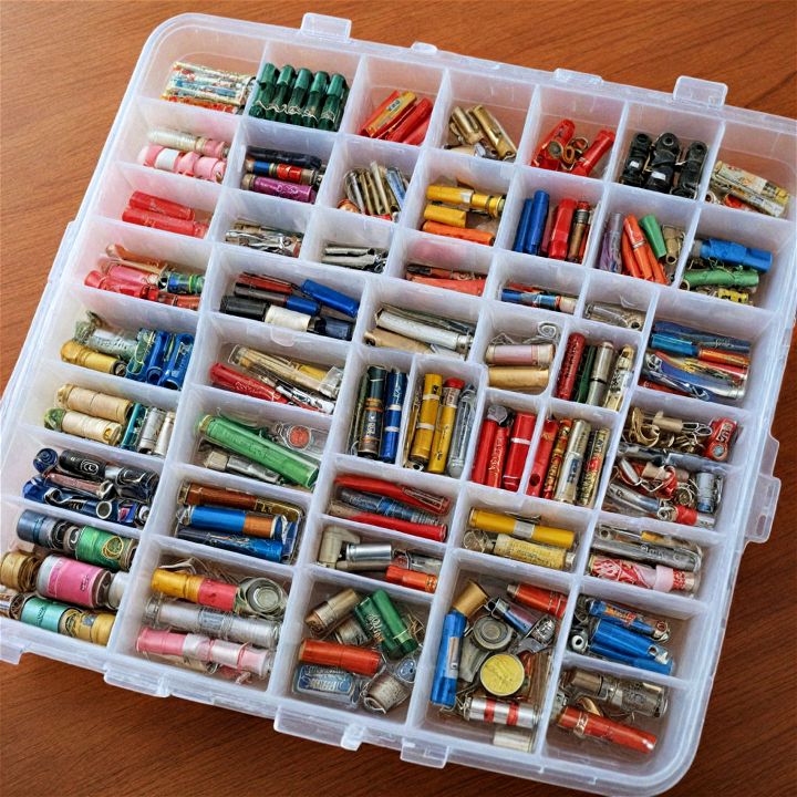 tackle box to house ribbons effectively