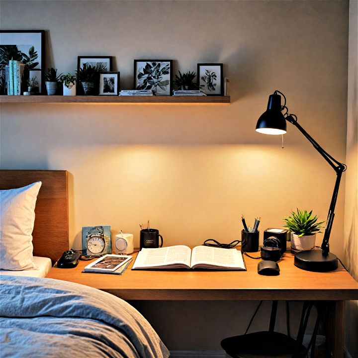 task lighting for bedroom office