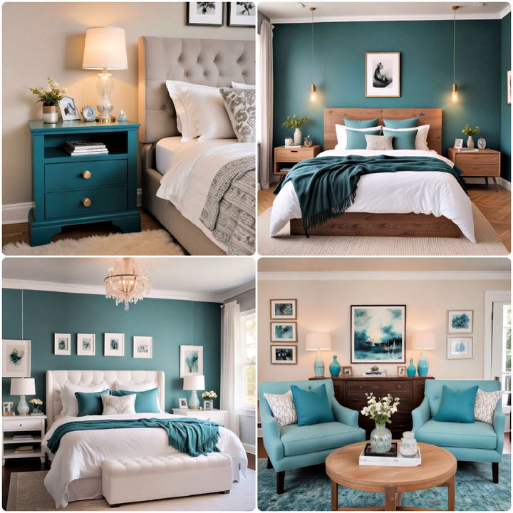 teal bedroom ideas