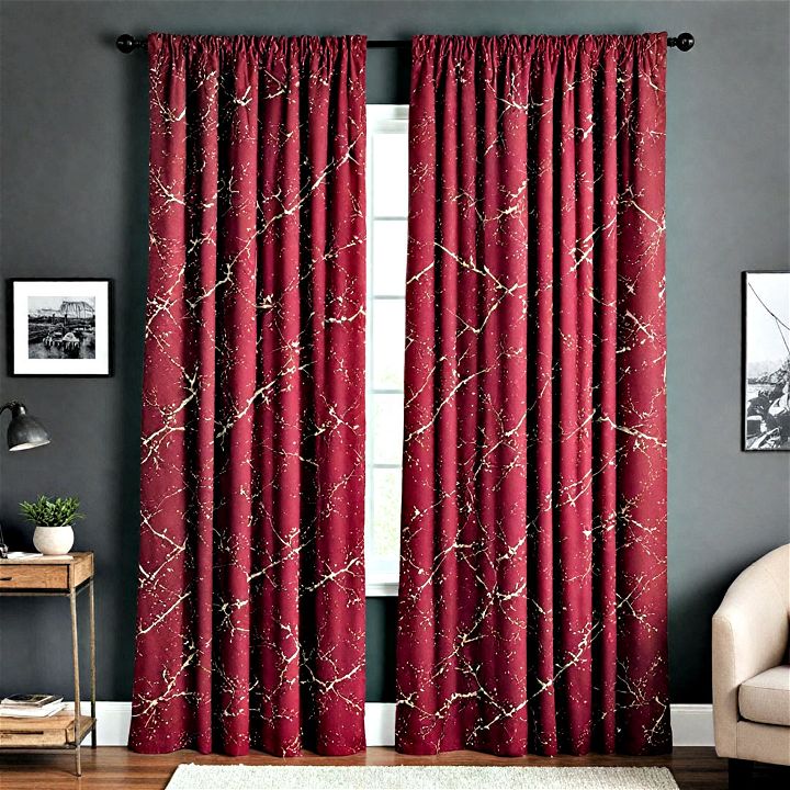 textured curtains bedroom decor