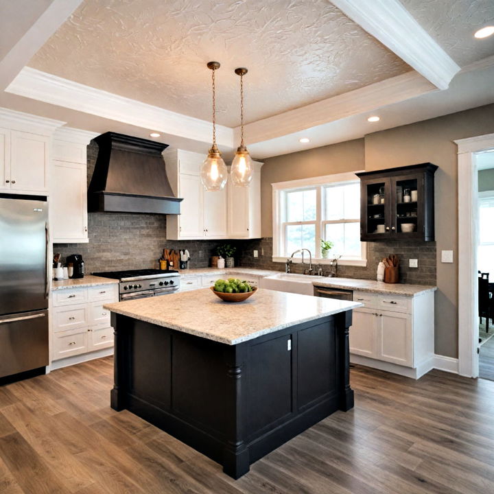 textured finishes tray ceiling