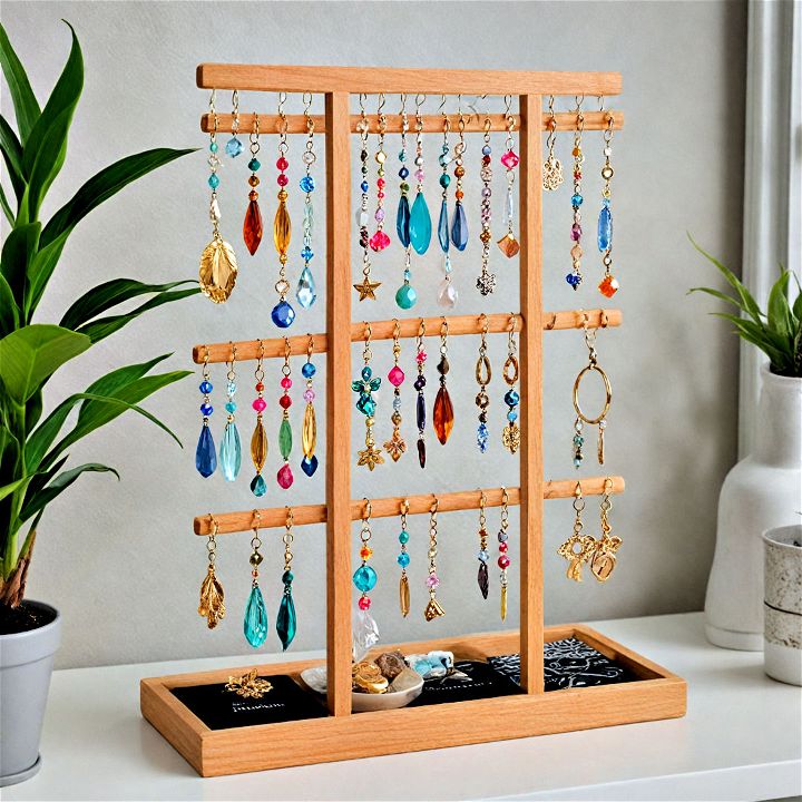 tiered earring stand