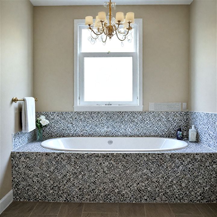 tile mosaic for bathtub surround
